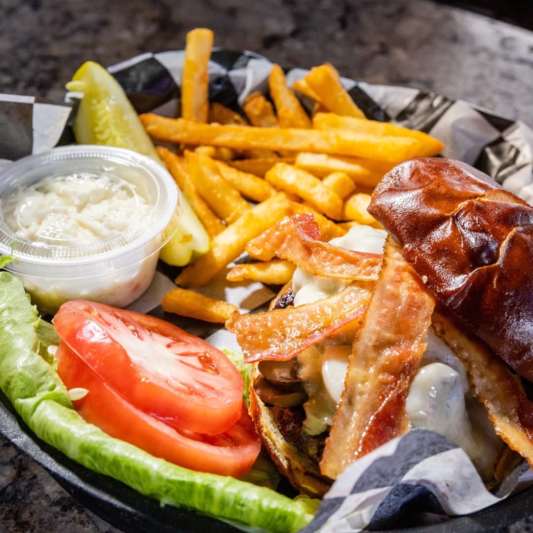Basket with fries