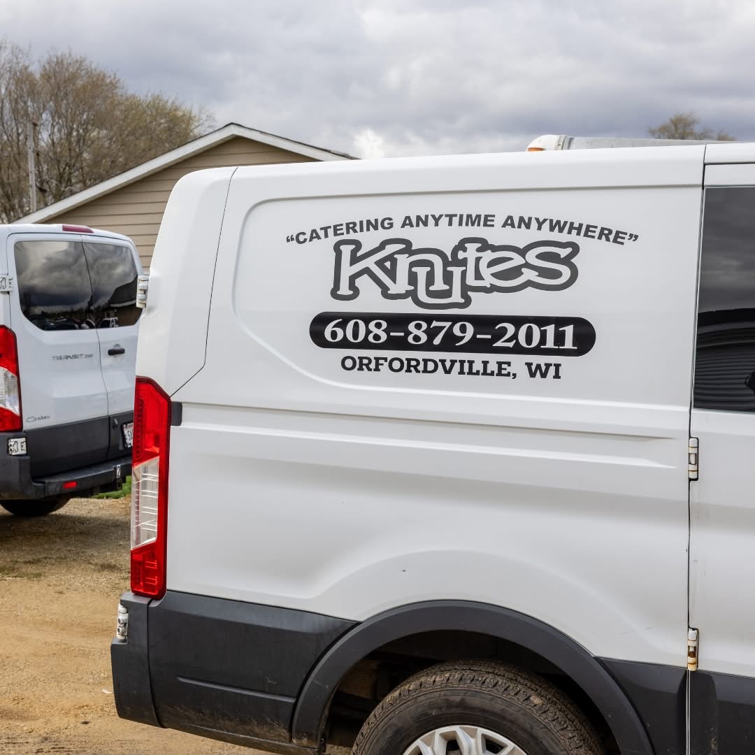 Knute's catering van — Catering Anytime Anywhere